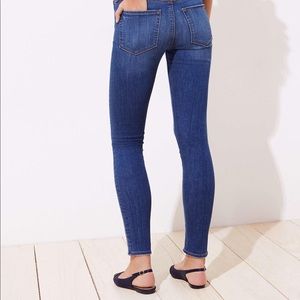 Loft size 4 distressed jeans